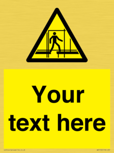 Custom Scaffold Incomplete Sign